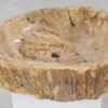 Wastafel versteend hout 55283