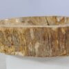 Wastafel versteend hout 55283