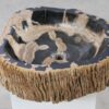Wastafel versteend hout 55285