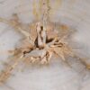 Couchtisch versteinertes Holz 55192