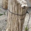 Lápida madera petrificada 55068