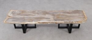 Console table petrified wood 52314