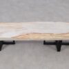 Console table petrified wood 52316