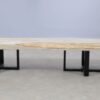 Console table petrified wood 52316