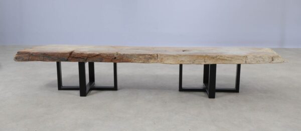 Console table petrified wood 52320