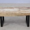 Console table petrified wood 55329
