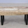 Console table petrified wood 55329