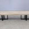 Consoletafel versteend hout 54234