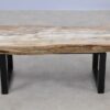 Consoletafel versteend hout 55330