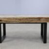 Consoletafel versteend hout 55330