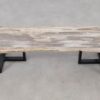 Consoletafel versteend hout 55500