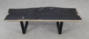 Table console bois pétrifié 54232