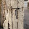 Memorial stone petrified wood 57108