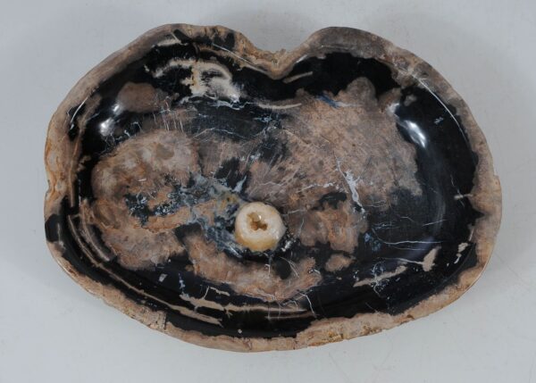 Bowl petrified wood 56010