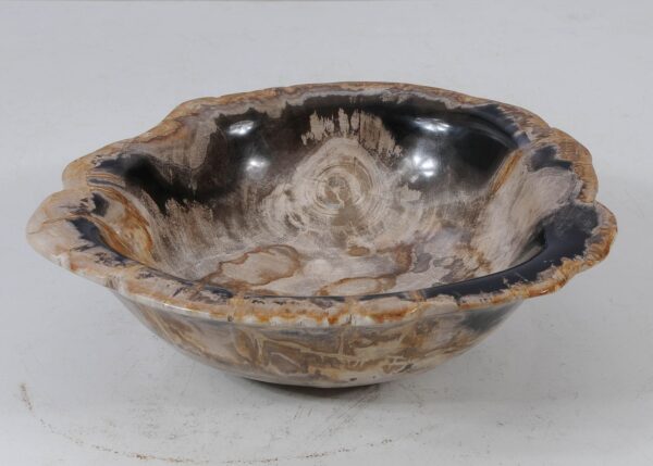 Bowl petrified wood 56014