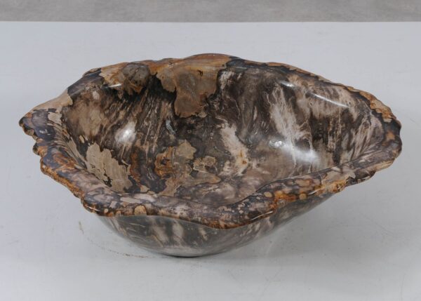 Bowl petrified wood 56287