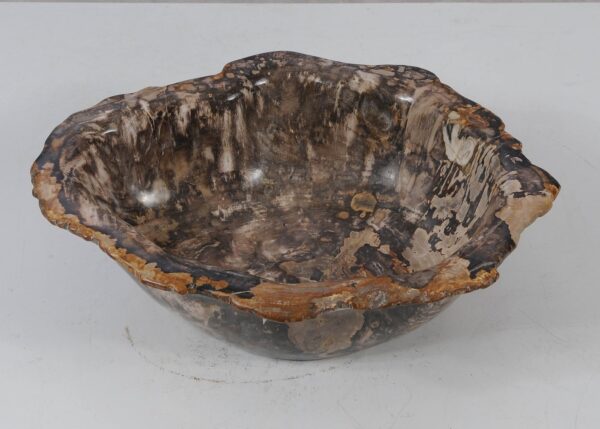 Bowl petrified wood 56287