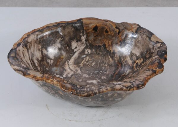 Bowl petrified wood 56288