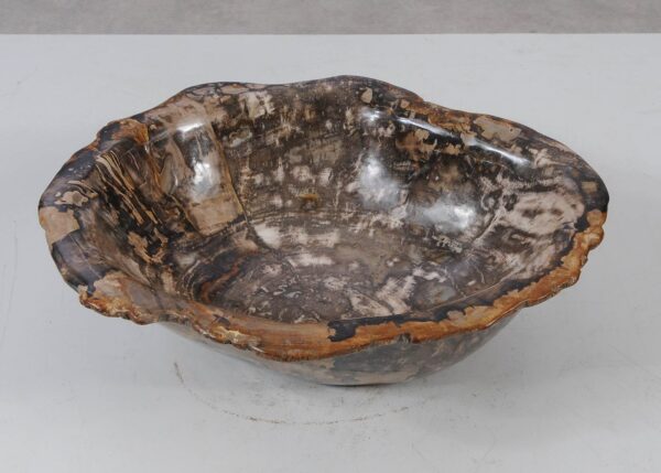 Bowl petrified wood 56288