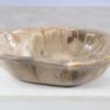Bowl petrified wood 57003