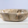 Bowl petrified wood 57003