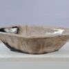 Bowl petrified wood 57011
