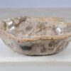 Bowl petrified wood 57018