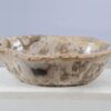 Bowl petrified wood 57018