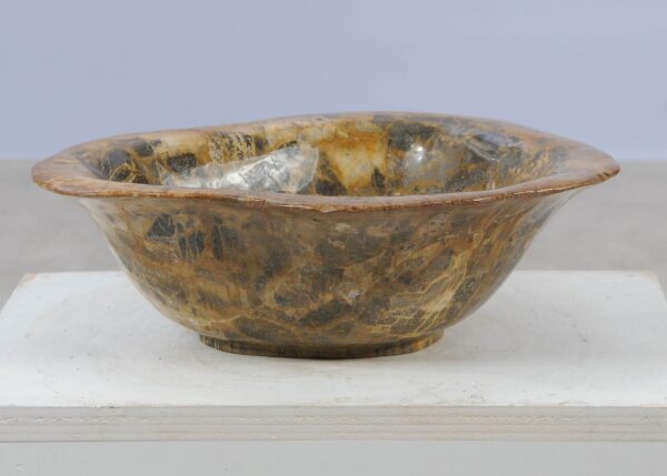 Bowl petrified wood 57022