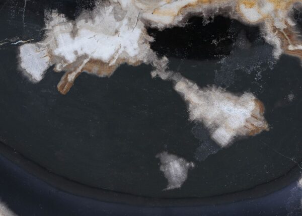 Plato madera petrificada 57329