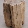Bijzettafel versteend hout 56003