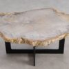 Coffee table petrified wood 57225