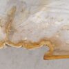Couchtisch versteinertes Holz 57262