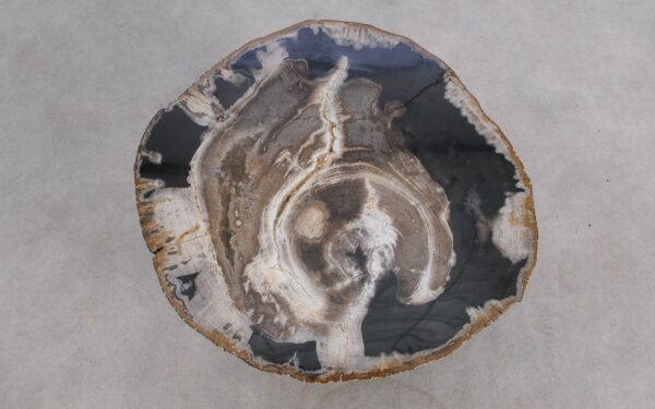 Mesa de centro madera petrificada 56210
