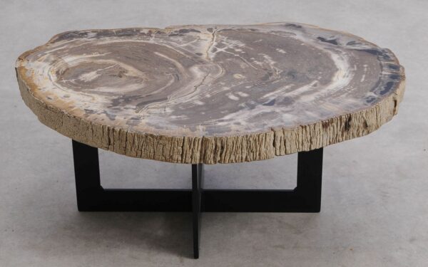 Mesa de centro madera petrificada 56212