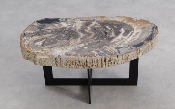 Mesa de centro madera petrificada 56216