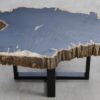Mesa de centro madera petrificada 56229