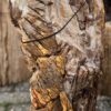Memorial stone petrified wood 58106