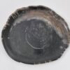 Plato madera petrificada 43072i