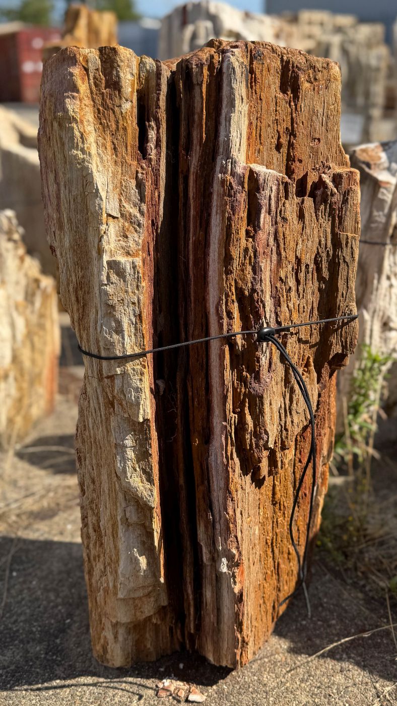 Grabstein aus versteinertem Holz 60222 - Bild 3