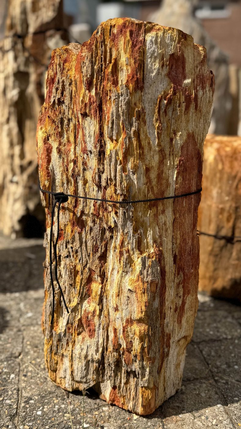 Grafsteen versteend hout 60233 - Afbeelding 3