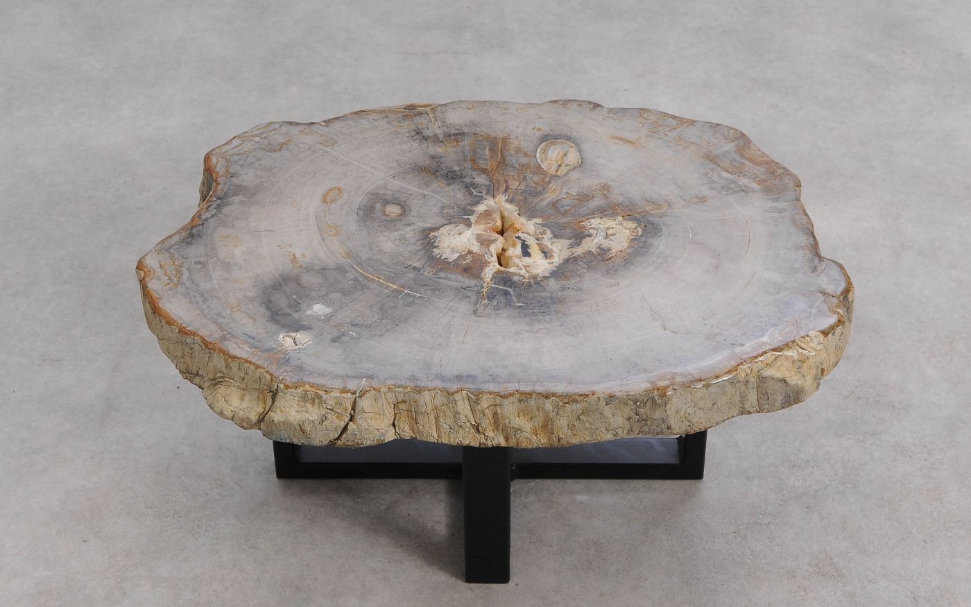 Salontafel versteend hout 60347 - Afbeelding 5