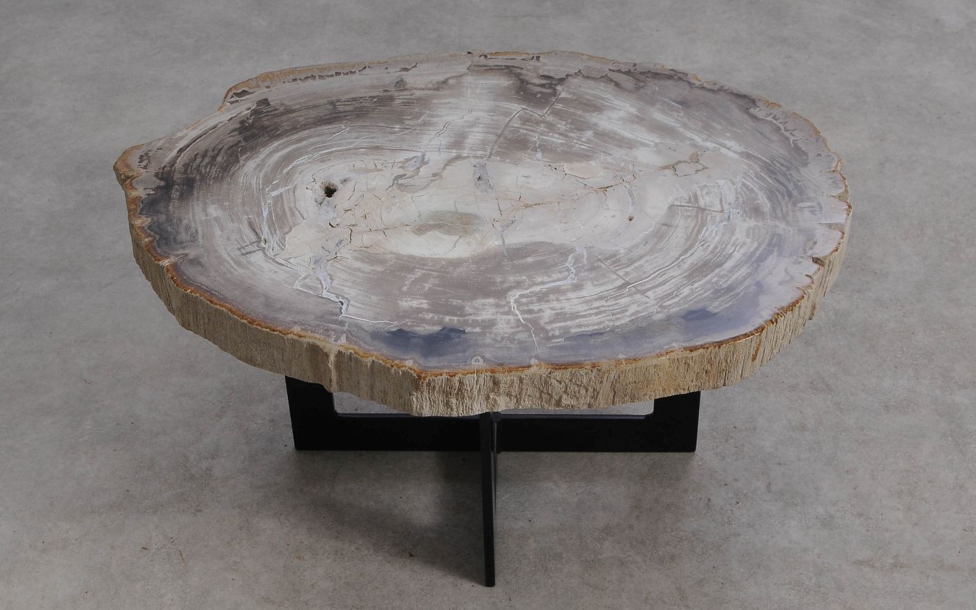 Salontafel versteend hout 60361 - Afbeelding 4