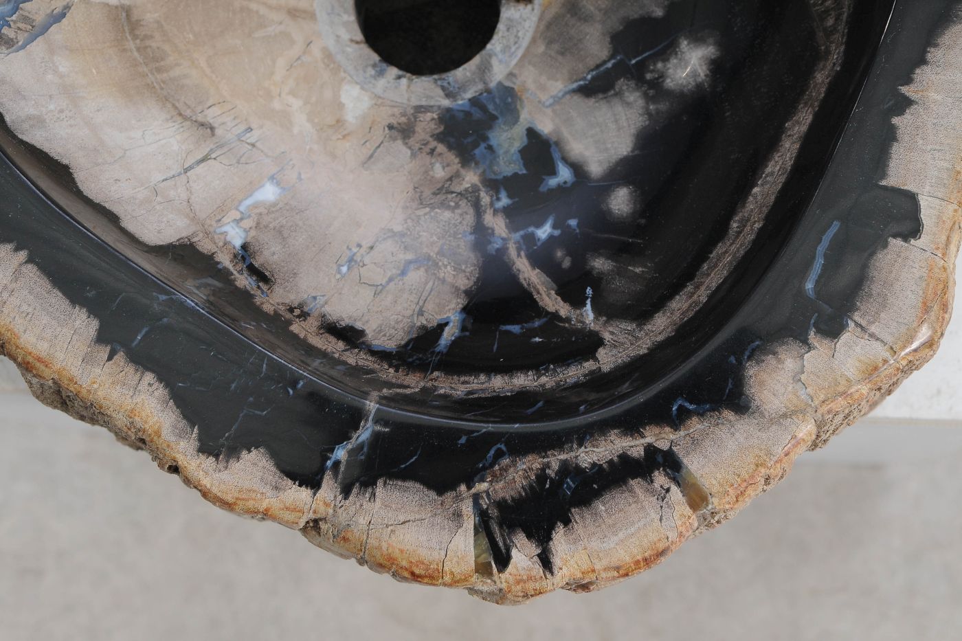 Wastafel versteend hout 60417 - Afbeelding 3