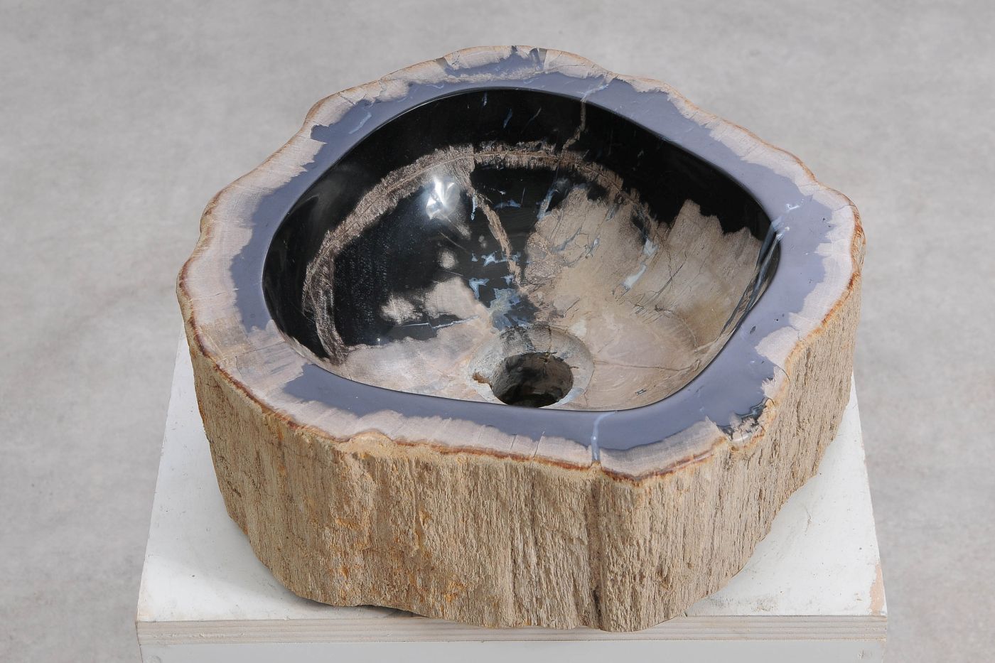 Wastafel versteend hout 60417 - Afbeelding 4