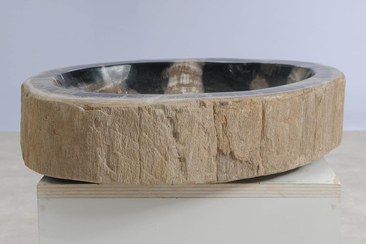 Wastafel versteend hout 60419 - Afbeelding 4