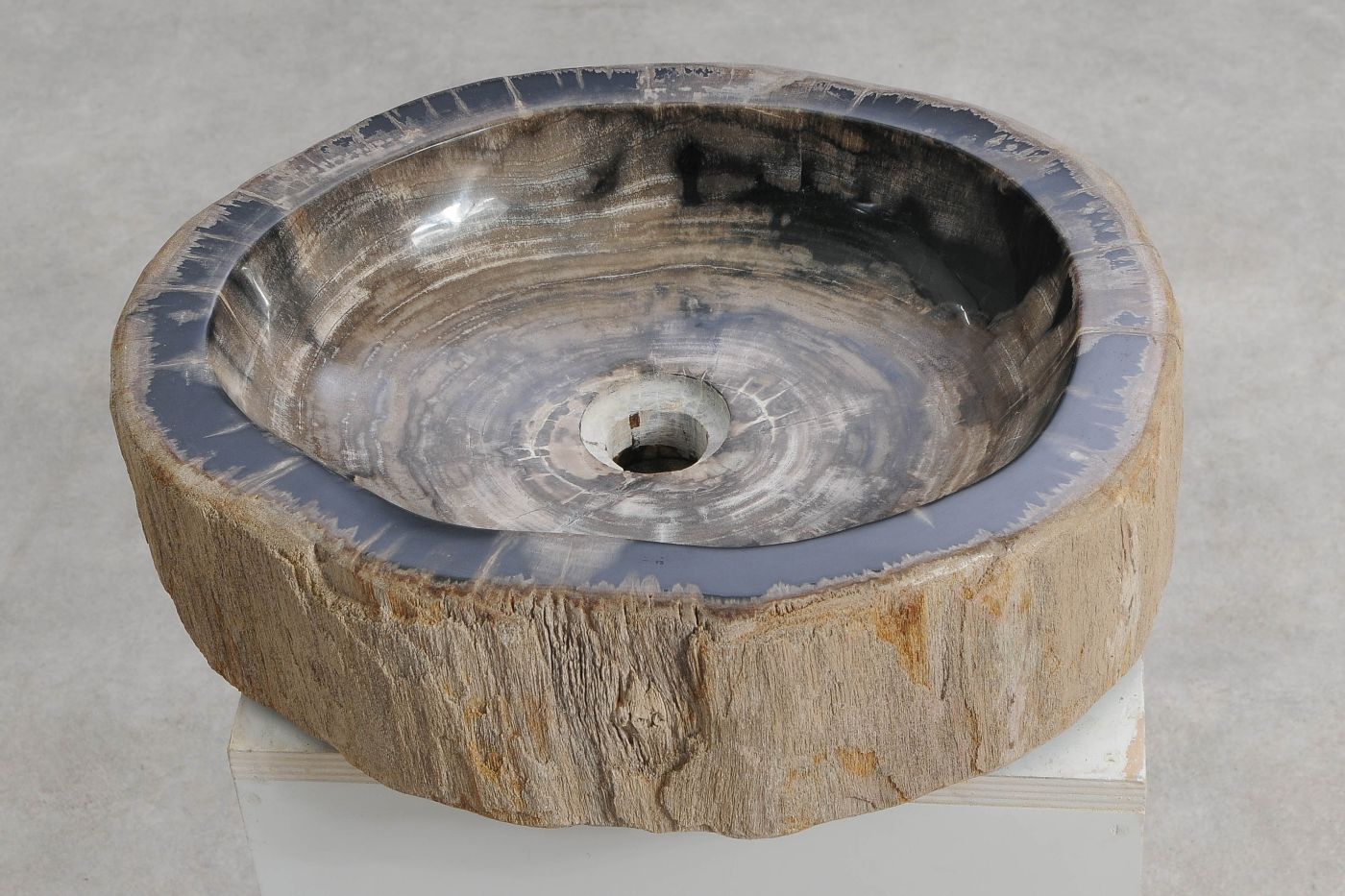 Wastafel versteend hout 60419 - Afbeelding 5