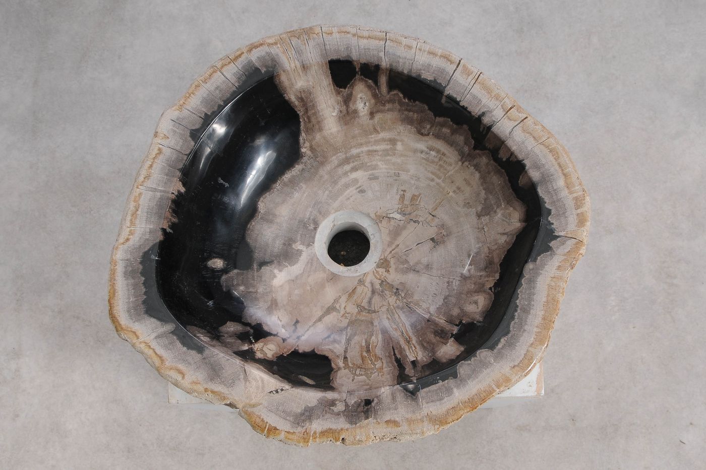 Wastafel versteend hout 60432 - Afbeelding 2