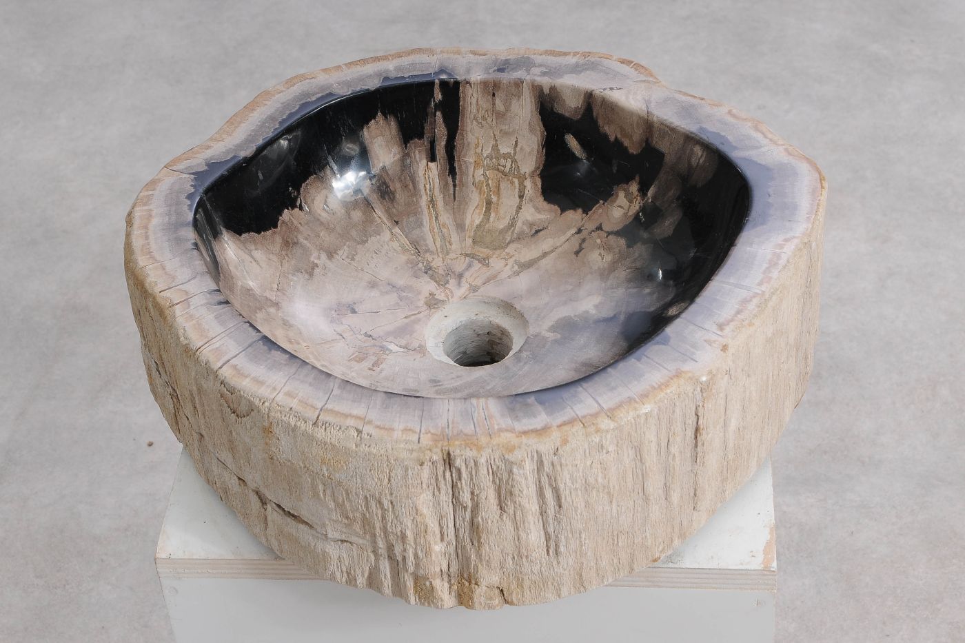 Wastafel versteend hout 60432 - Afbeelding 3